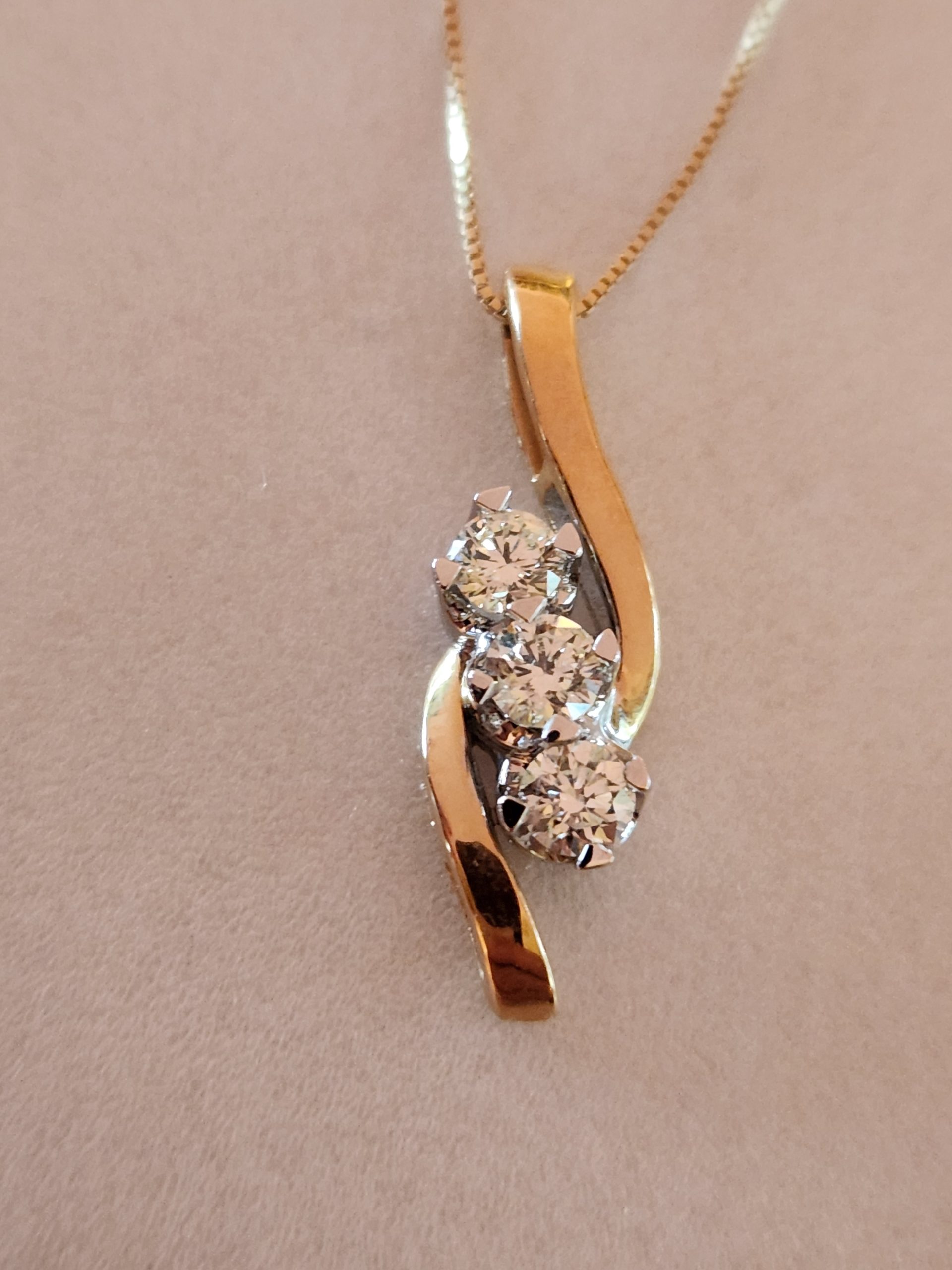 Memoire Trinity Diamond Necklace | Schwanke-Kasten Jewelers