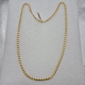 14kt Gold 24" Anchor Link Chain that is 4.75mm Wide