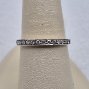 14Kt White Gold Men's Diamond Wedding Ring w/.33ctw