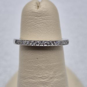 18Kt White Gold Lady's Fine Quality Diamond Anniversary/Wedding Ring w/.33ctw