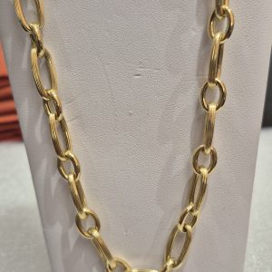 14kt Yellow Gold Hollow Fashion Chain