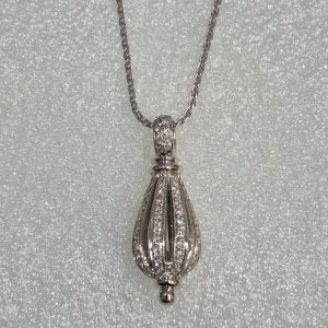 18kt Custom Designer Hot Air Balloon Necklace w/1.82ctw of Fine Diamonds