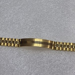 14kt Gold Rolex Look, Dual Finished Fashion Men's Bracelet Weighing 23.5dwt..